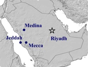 Mecca Madina Map