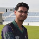 Afaq Ahamed Khan scored 154 of 85 balls (00 x 4s, 00x6s)