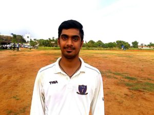 S. Kaarthi, Tirupur Cricket Academy