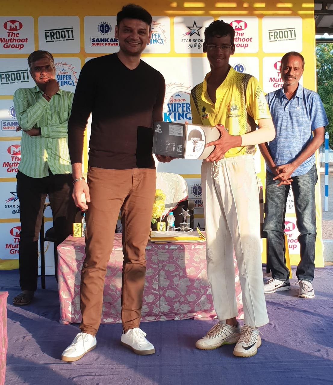 Best Bowler: B Iyappan, Plato's Academy