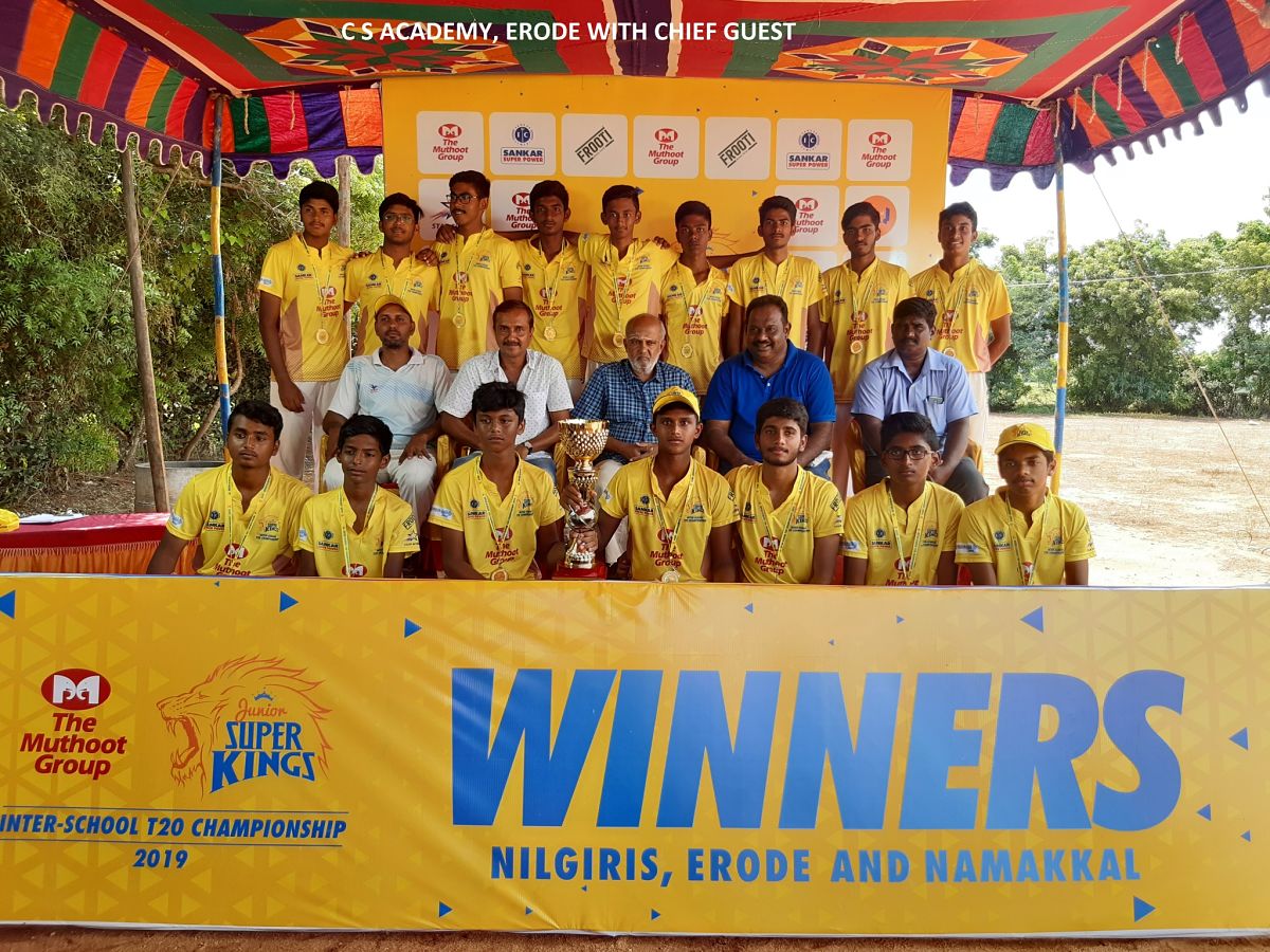 C.S Academy, Winners with Chief Guest