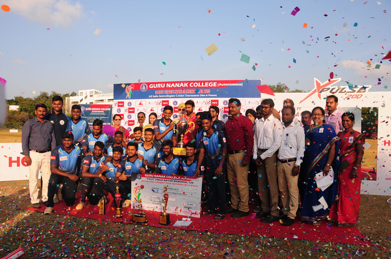 Guru Nanak College, Winners Up (Men)