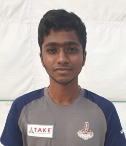 Aashiq Kaleel Rehmn, Tamilnadu U19