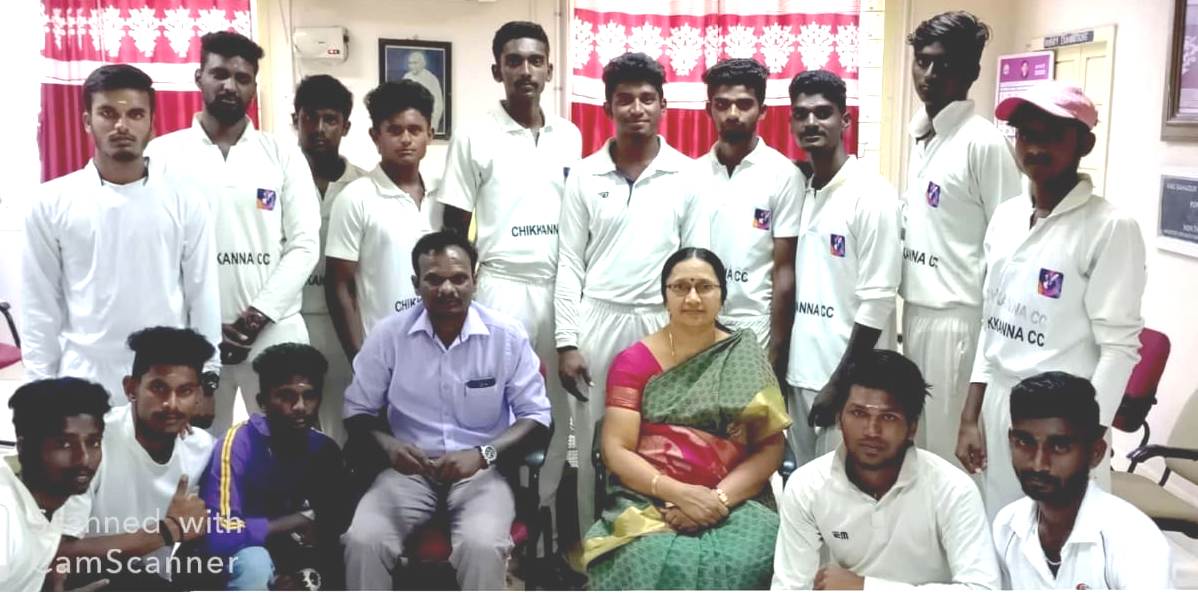 Winners Up - Chikkanna Govt Arts College, Tirupur, DCAT College League 2019-20