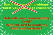 Why should I not burst crackers?