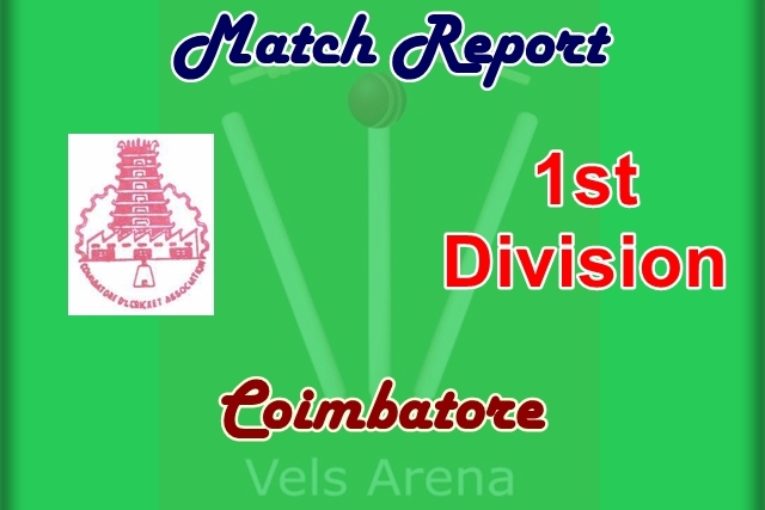 Coimbatore 1st Division Match Report
