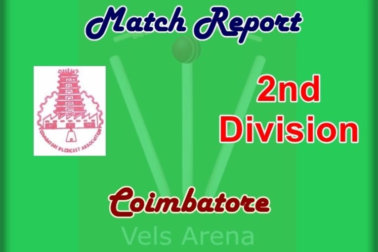 Coimbatore 2nd Division Match Report
