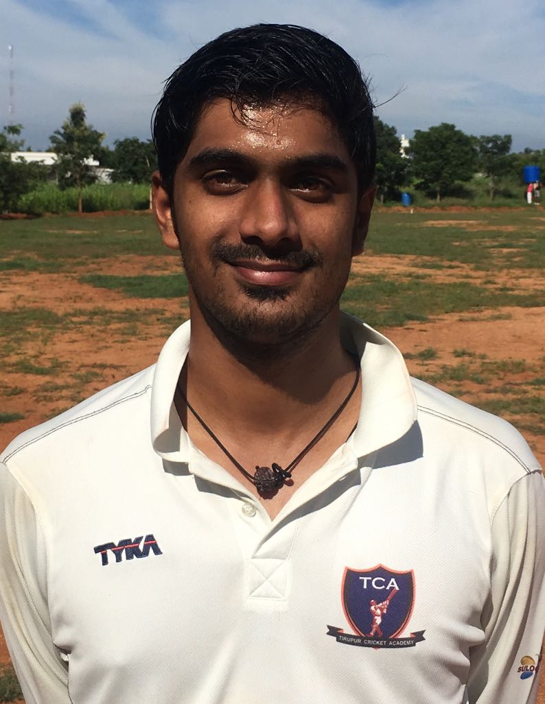 S Kaarthi Tirupur Cricket Academy