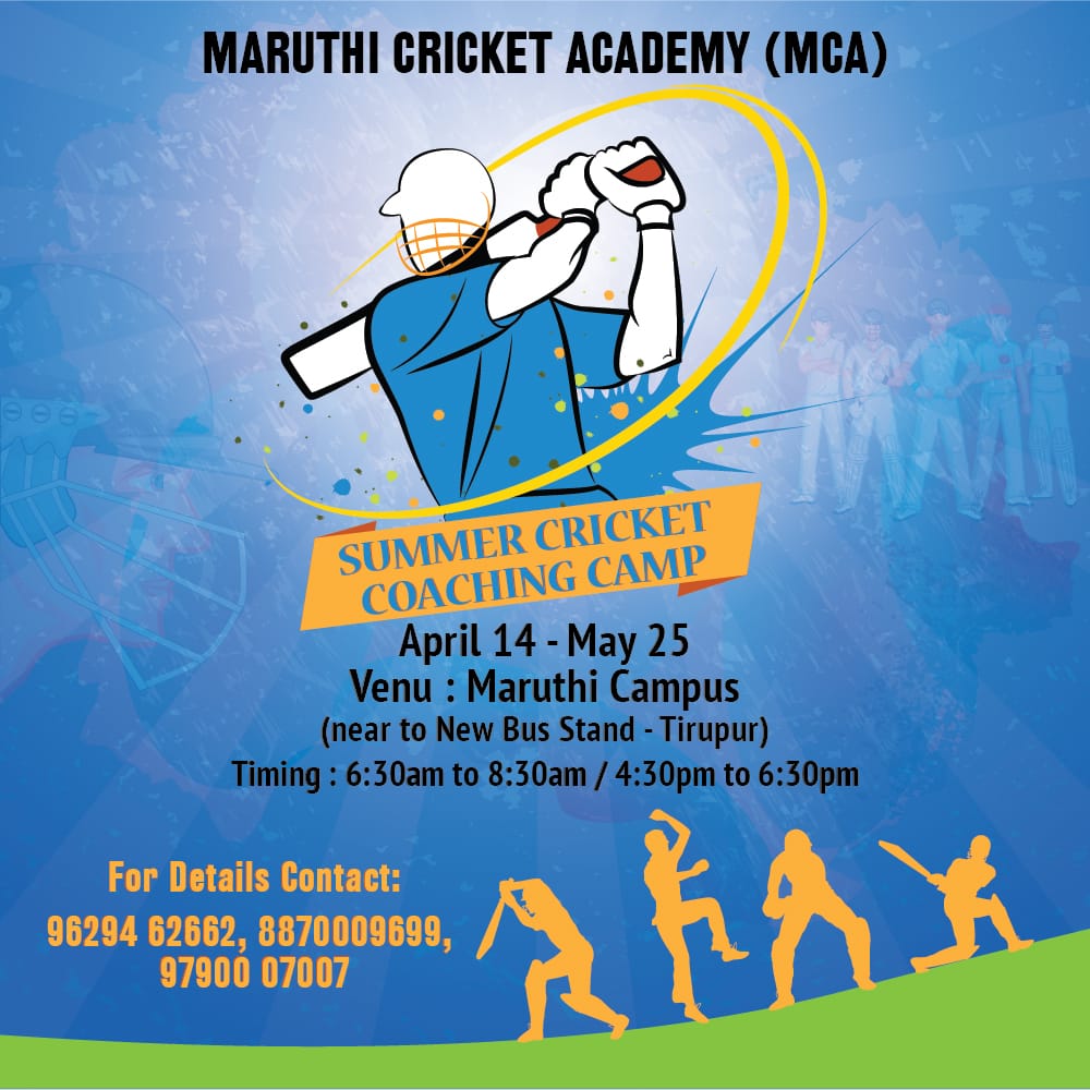 Maruthi Summer Cricket Coaching 2018-19