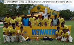 Winners Up: SMBM MHSS, Dindigul