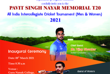 Pavit Singh Nayar Memorial Trophy 2020-21