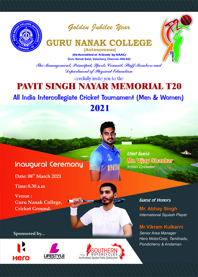 Pavit Singh Nayar Memorial Trophy 2020-21