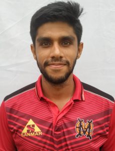 Siddharth S Ahhuja, Madras CC