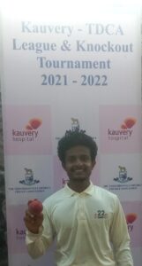 B. Venkatesan, Srirangam United CC