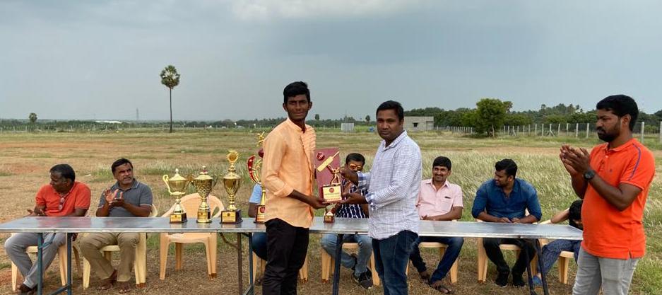 Player of the Series: D.R Vijay, Sri Ammaiyappar CA