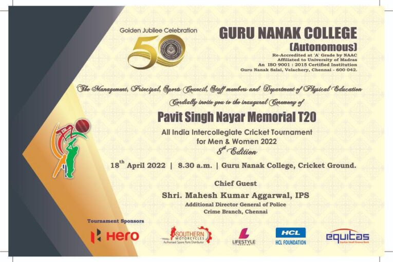 Pavit Singh Nayar Memorial T20