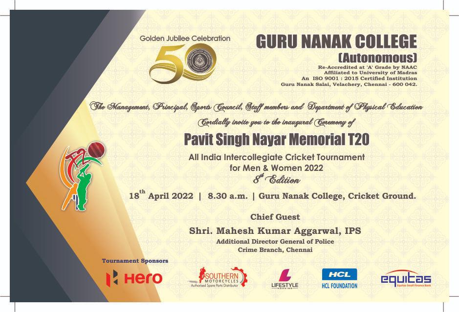 Pavit Singh Nayar Memorial T20