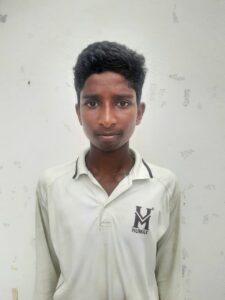 S Sundar, Tiruvarur DCA U16